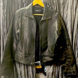 Andrew Marc leather bomber
